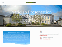 Tablet Screenshot of fethardsecondaryschool.ie